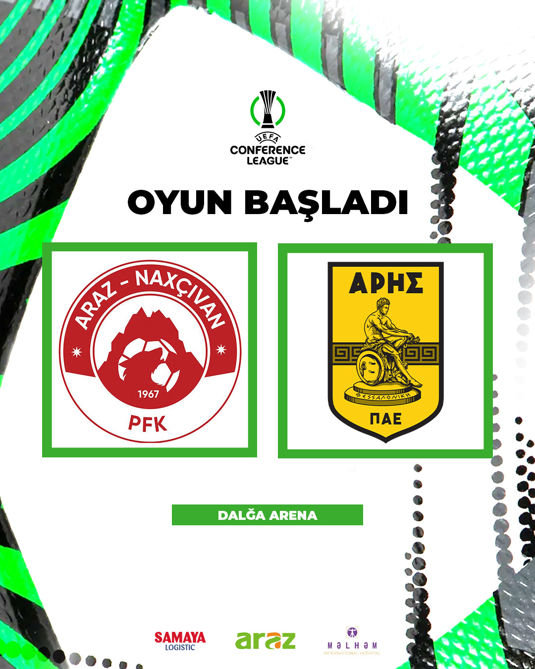 Oyun başladı, uğurlar "Araz-Naxçıvan"!